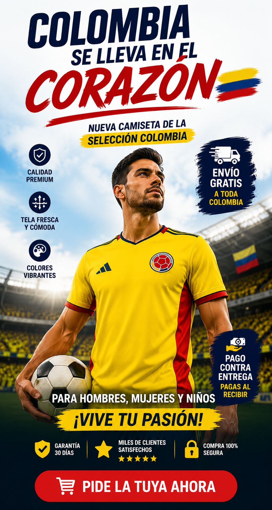 Camiseta Seleccion Colombia Mundial 2026