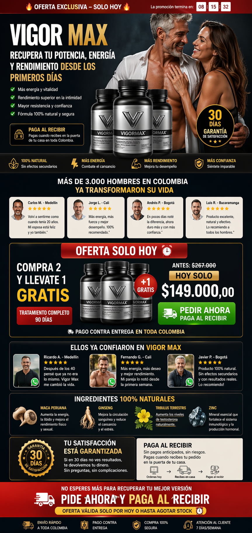 Vigor Max - 👉 “La fórmula que está devolviendo la potencia a miles de hombres en Colombia”