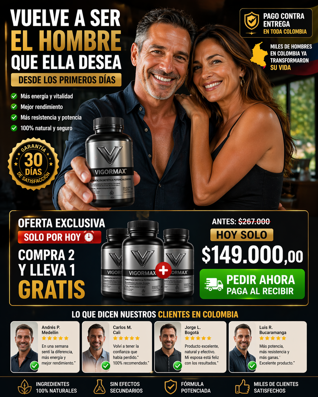 Vigor Max - 👉 “La fórmula que está devolviendo la potencia a miles de hombres en Colombia”