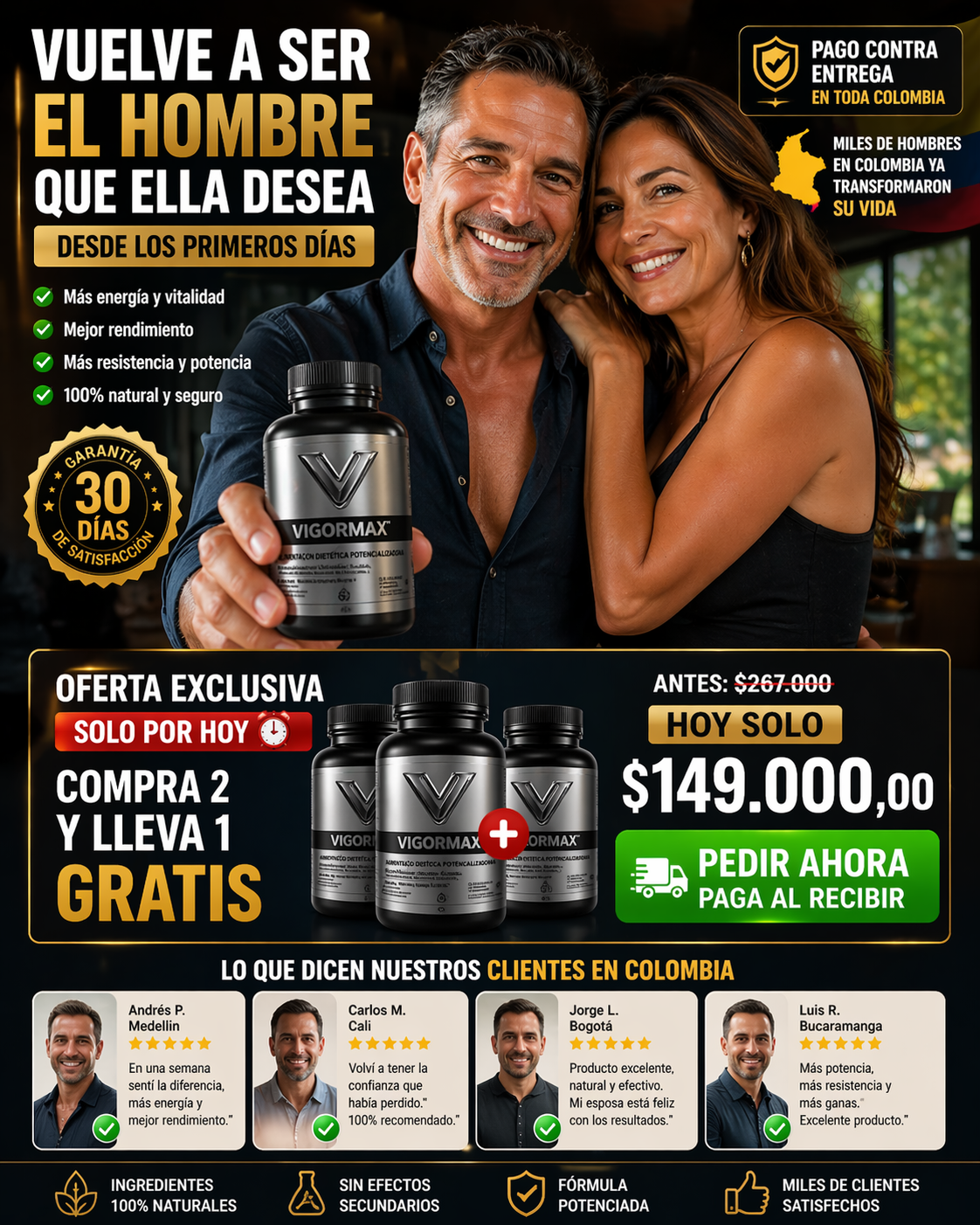 Vigor Max - 👉 “La fórmula que está devolviendo la potencia a miles de hombres en Colombia”