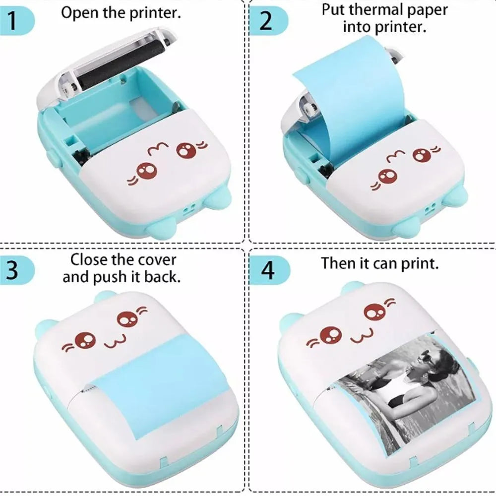 🖨️ Mini Impresora Térmica Portátil - ¡Imprime tus ideas en segundos! ✨